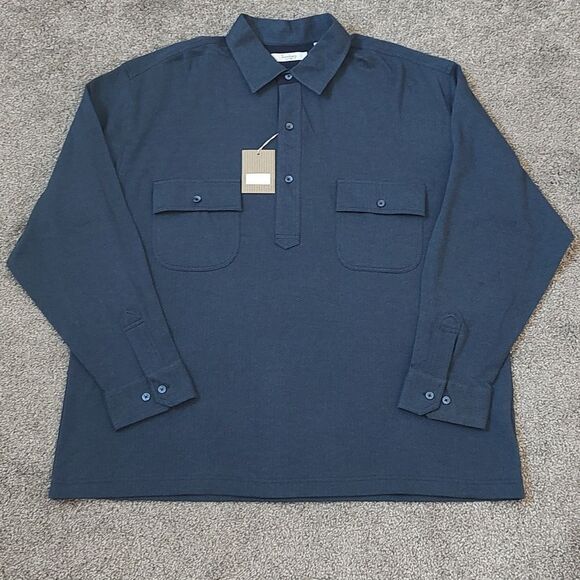 New With‎ Tags Men's Size XL Turnbury 100% Cotton Long Sleeve Pullover - Picture 3 of 14